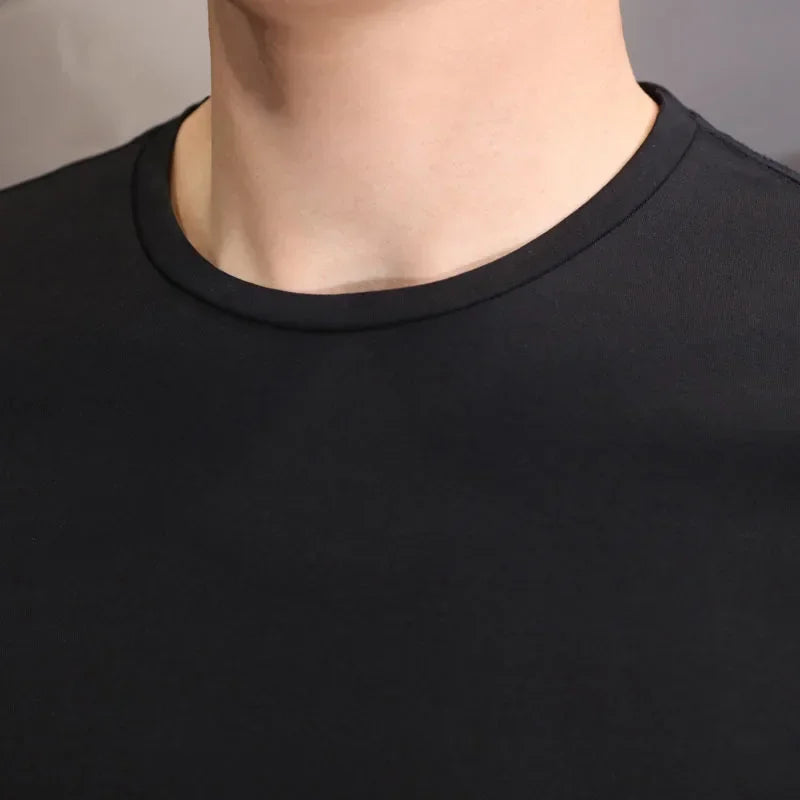 Jiayancn Men Short Sleeve Round Neck Pullover Top T Shirt