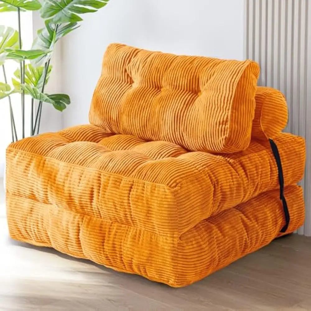 Combination Sofa Bed With Pillow Convertible Sleeper Chair