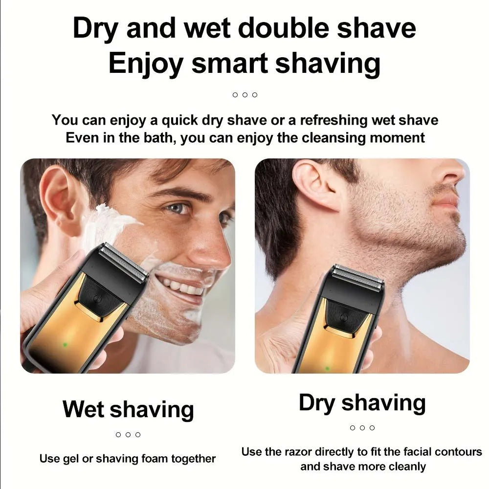 YUKU USB Rechargeable Electric Shaver For Men Cordless