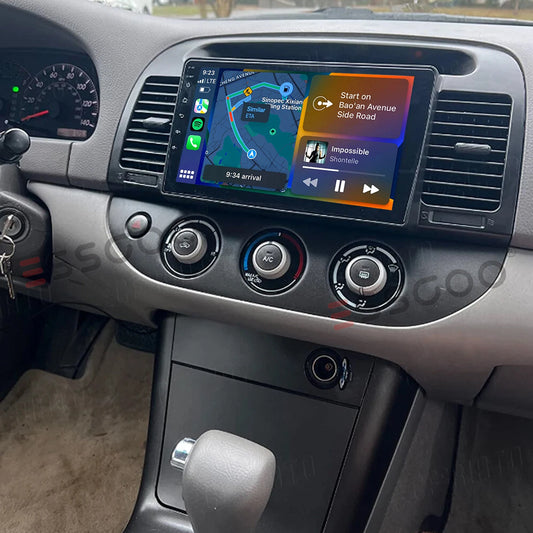 ESSGOO Car Stereo With CarPlay Android Auto GPS Navi