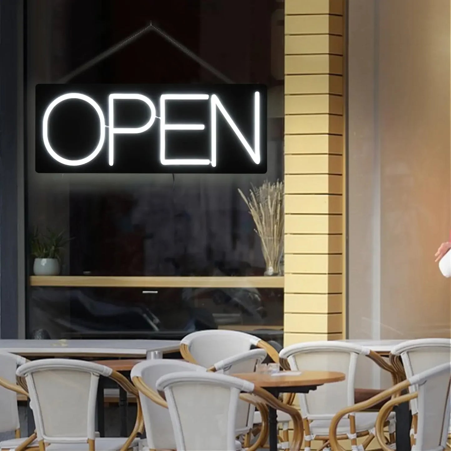 Open Neon Sign 12V Ultra Bright LED for Storefront