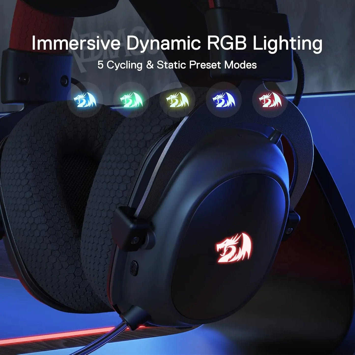 Redragon H510 PRO Zeus X RGB Wireless Gaming Headset
