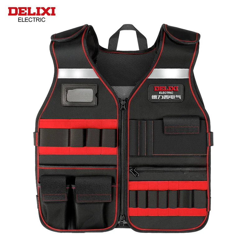 Delixi Electric Electrician Tool Vest For Woodworking