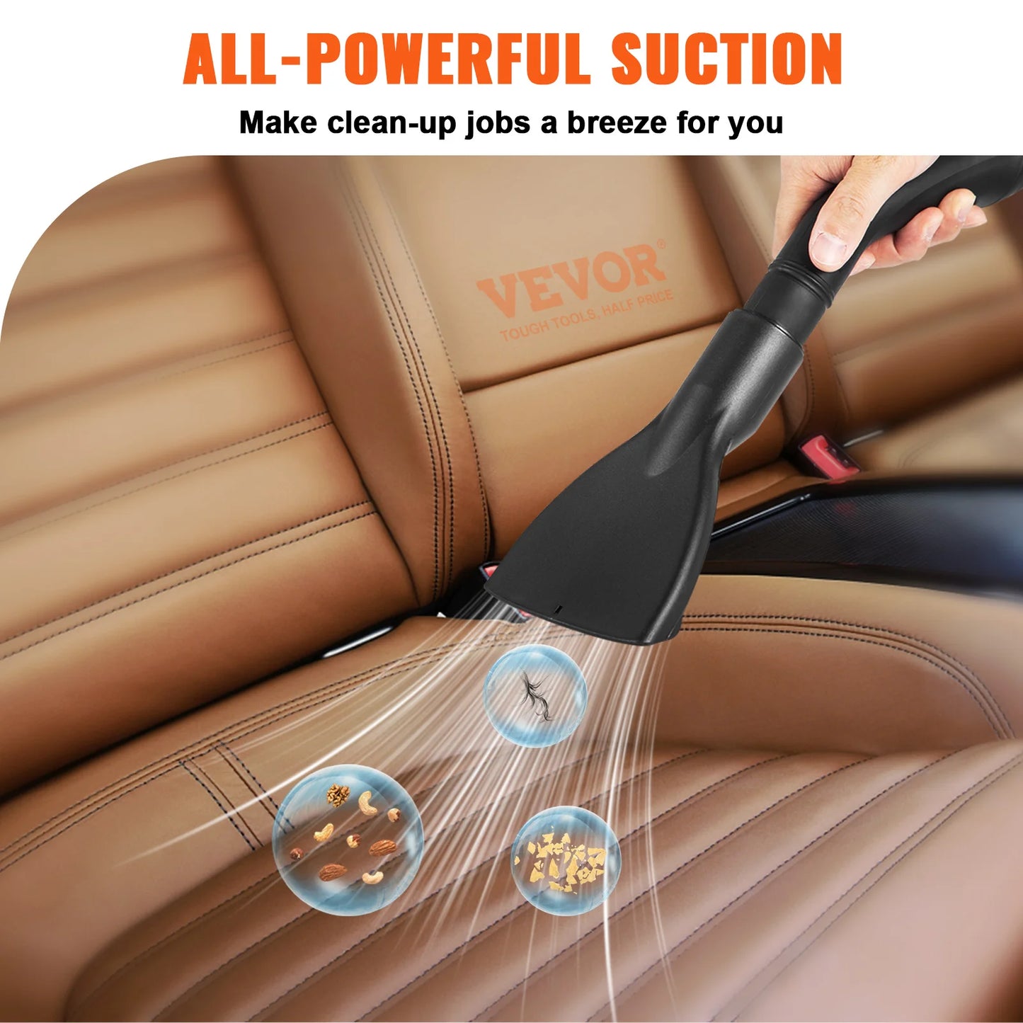Succebuy Wet Dry Vacuum 3 In 1 Portable Blowing Function