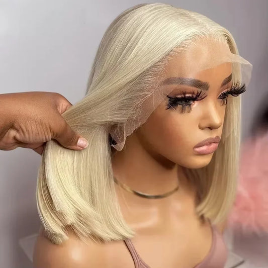 Sooolavely HD Lace Front Wig With Baby Hair For Daily Wear