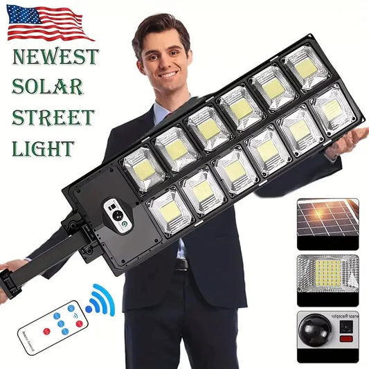 KEWEN 504LED Bright Solar Street Light With Motion Sensor