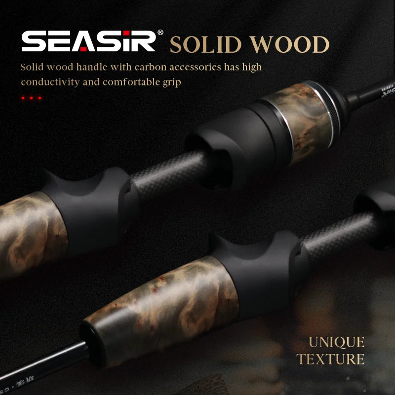 SeaSir Ultralight Carbon Spinning Rod With Fuji Guides