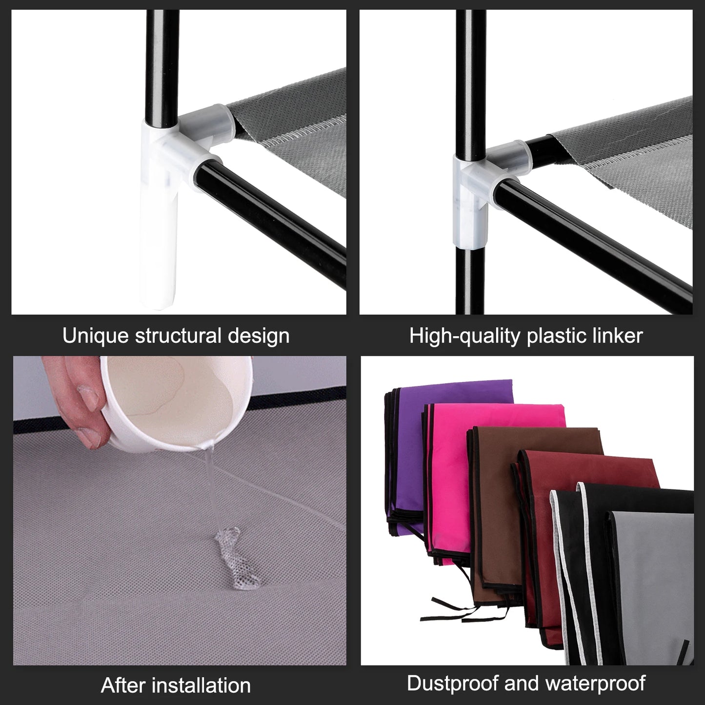 Online Goods Warehouse Nonwoven Fabric Shoe Rack Organizer