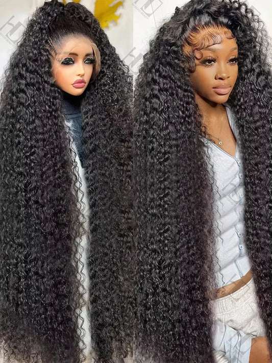 Peruvian Water Curly Deep Wave HD Lace Front Wig Pro