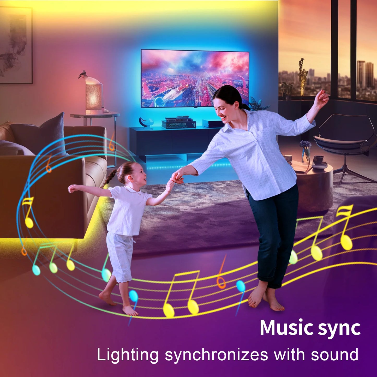 Online Goods Warehouse Wifi Led Strip Lights Music Sync App