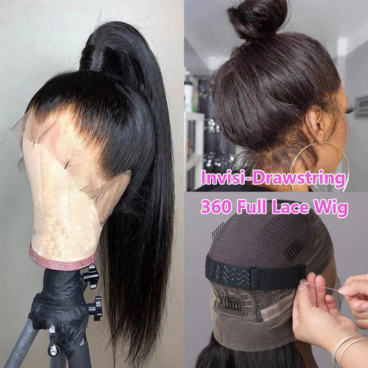 Wig Secret Hidden Lace Front 360 Full Lace Brazilian Wig