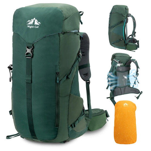 Night Cat Hiking Backpack Internal Frame Unisex Lightweight
