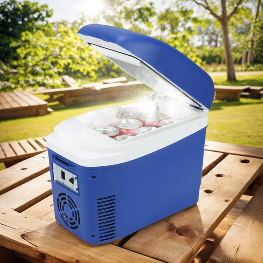 IceBlue Portable Mini Fridge Home Car Dual Use Cooler