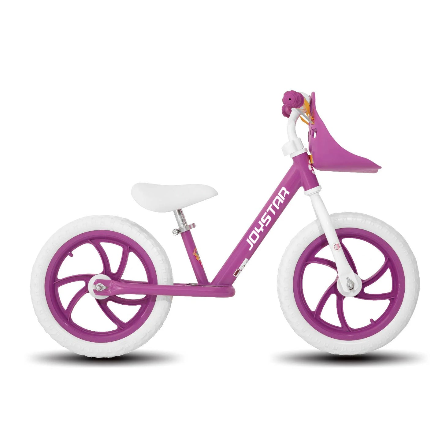 JOYSTAR 12/14 Inch Kids Balance Bike for 18months-5 Years, Lightweight Toddler Balance Bikes with Footrest and Handlebar, Purple
