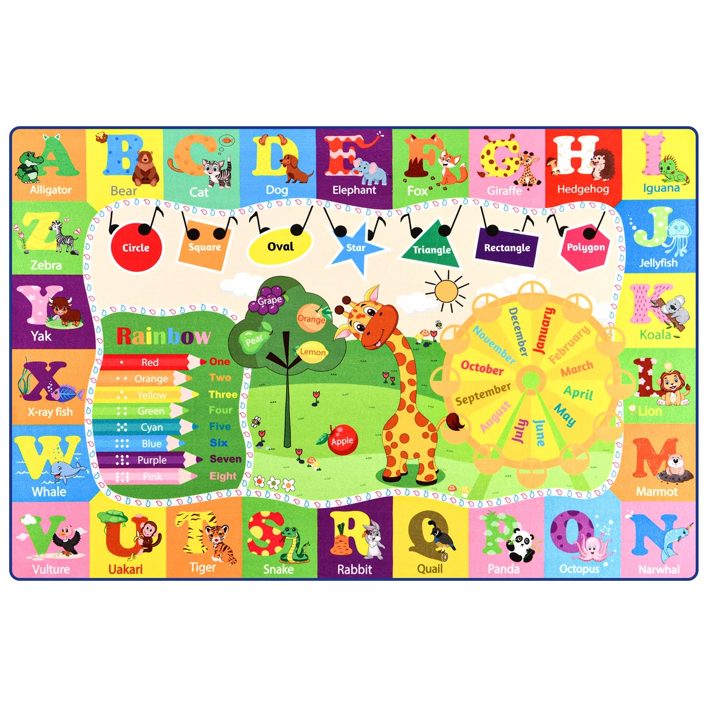 Online Goods Warehouse Giraffe Play Mat For Kids Room Decor