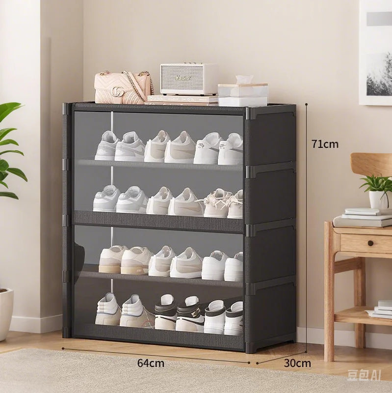 Online Goods Warehouse Five Layer Dustproof Shoe Cabinet