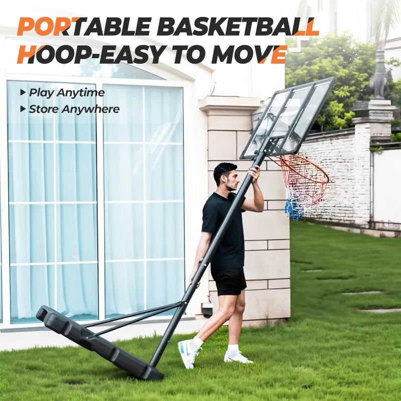 Online Goods Warehouse Adjustable Portable Basketball Hoop