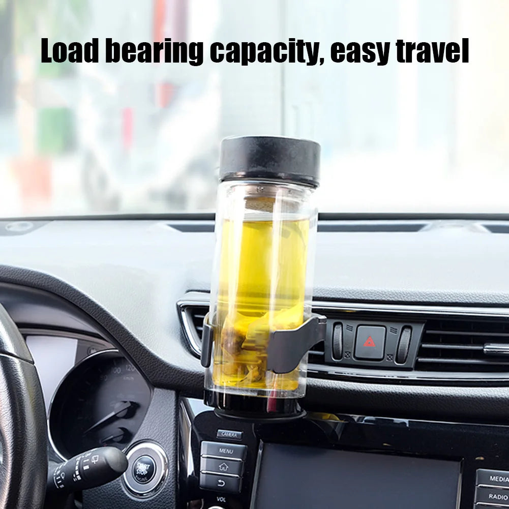Car Cup Holder Air Vent Outlet Drink Water Coffee Bottle Holder Can Mounts Holders Beverage Ashtray Mount Stand Accessories