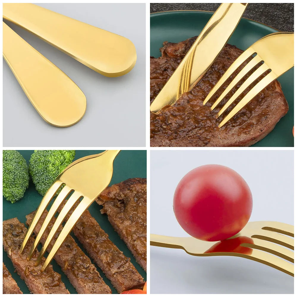 Ruiguan 410 Stainless Steel Portuguese Style Cutlery Set