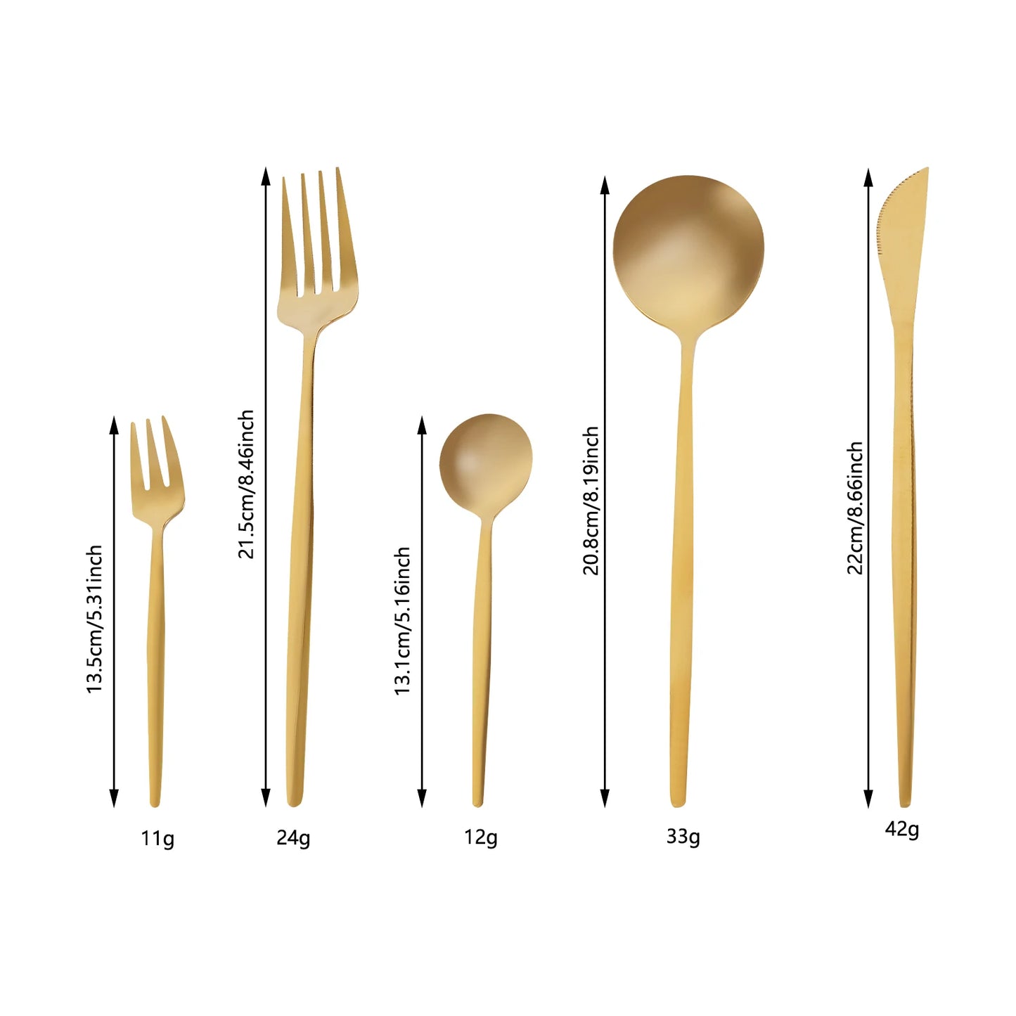 90-Piece Stainless Steel Flatware Set