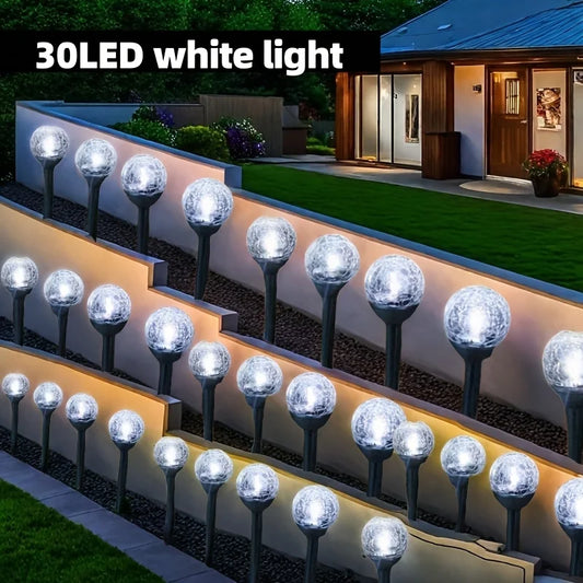Hign Concerned Bubble Ball Solar Outdoor Lights For Path