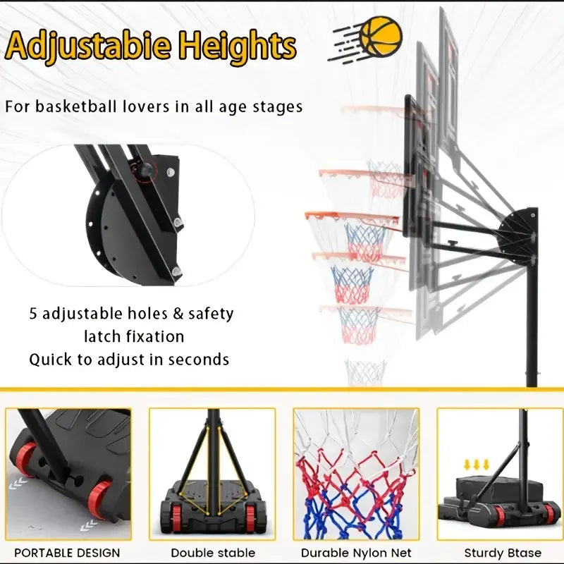 Online Goods Warehouse Adjustable Basketball Hoop System