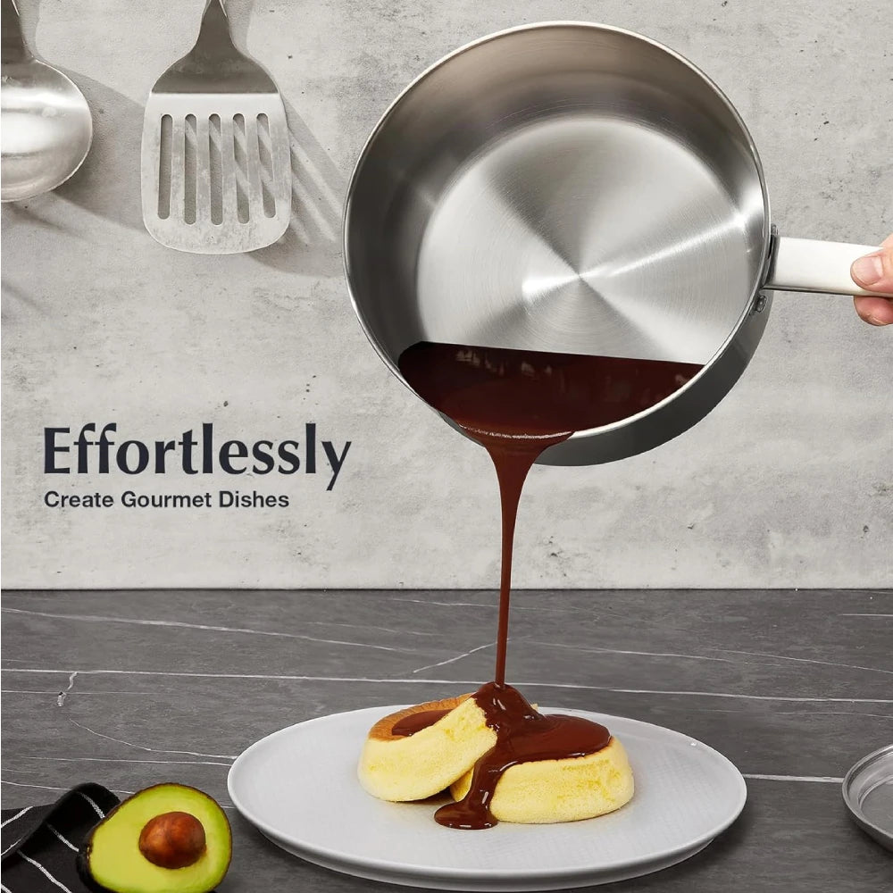 Koch Systeme Cs Stainless Steel Saucepan Set With Lids
