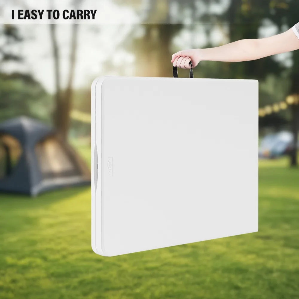 Indoor Outdoor Folding Portable Collapsible Plastic Table