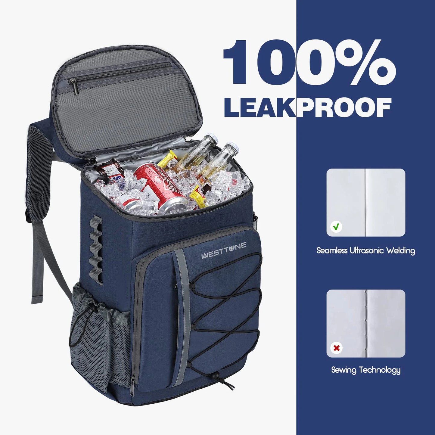 Online Goods Warehouse Can Cooler Backpack Leakproof