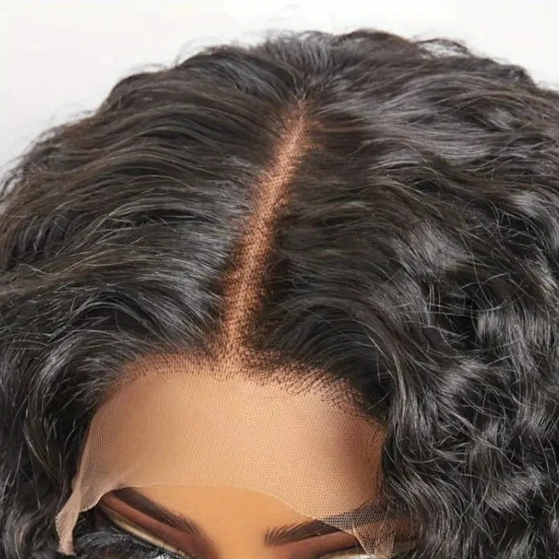 Smilegirl Water Wave Bob Wig 250 Density Glueless Lace