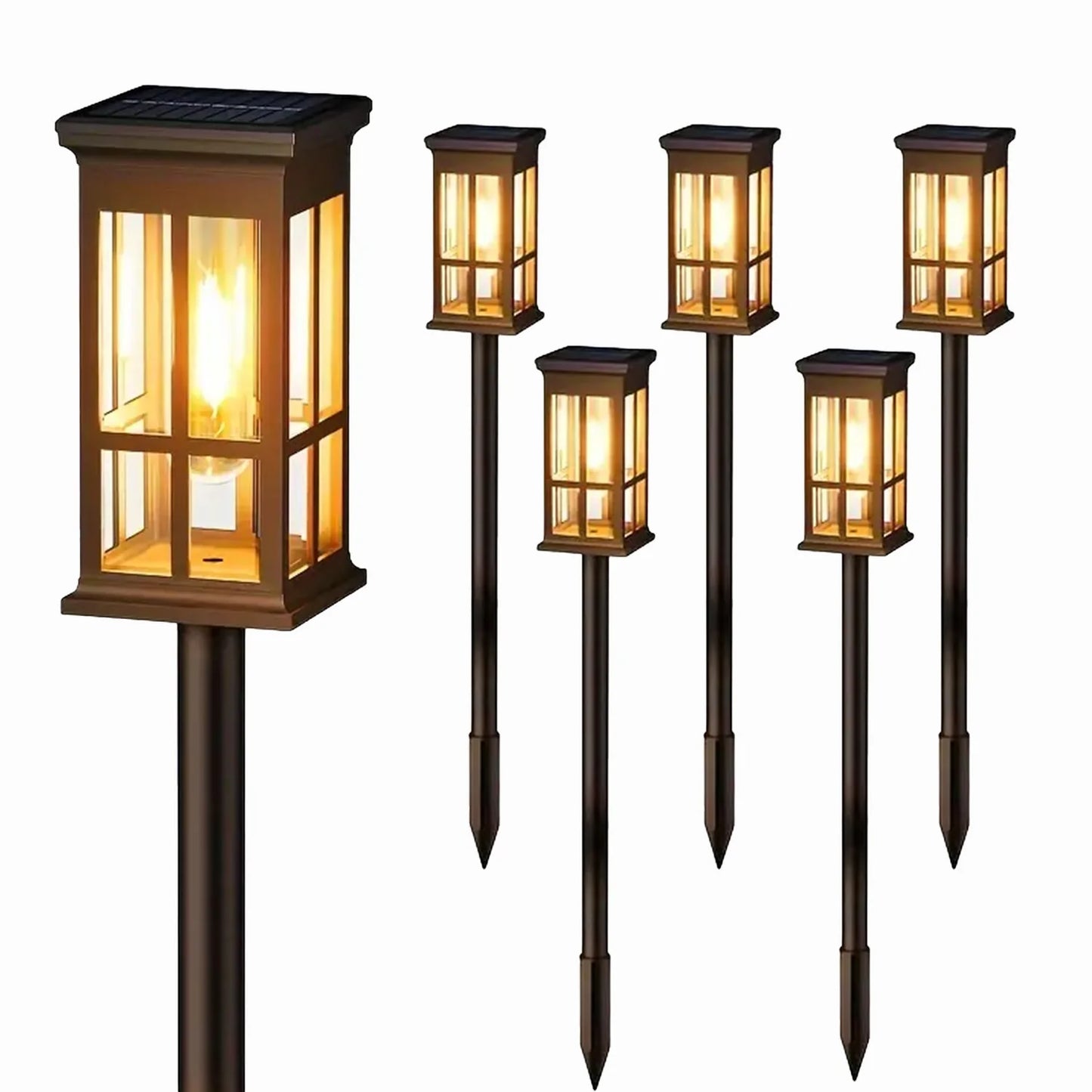 KPSTEK Solar Pathway Lights Pack Outdoor Garden Lighting
